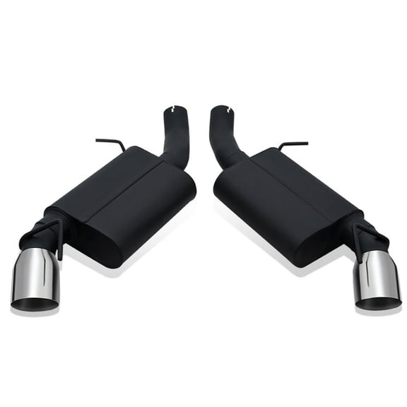 For 16-24 Chevy Camaro SS 6.2L FM Style Dual Axle-Back Performance Exhaust Muffler System