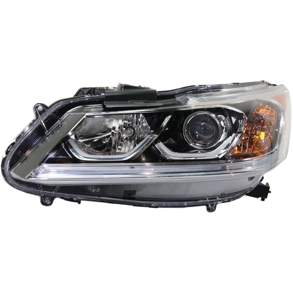For 2017-17 Accord Hybrid Front Headlight Headlamp Head Lamp w/Bulb Driver Side