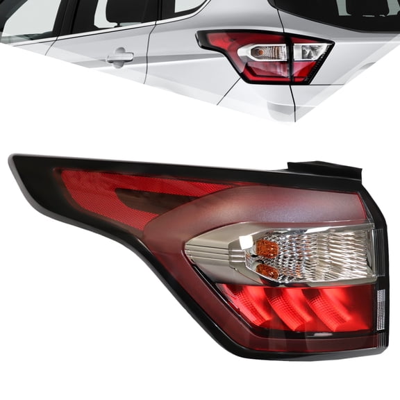 For 2017 2018 2019 Ford Escape Outer Tail Light Left Driver Side Brake Stop Lamp Direct Replacement