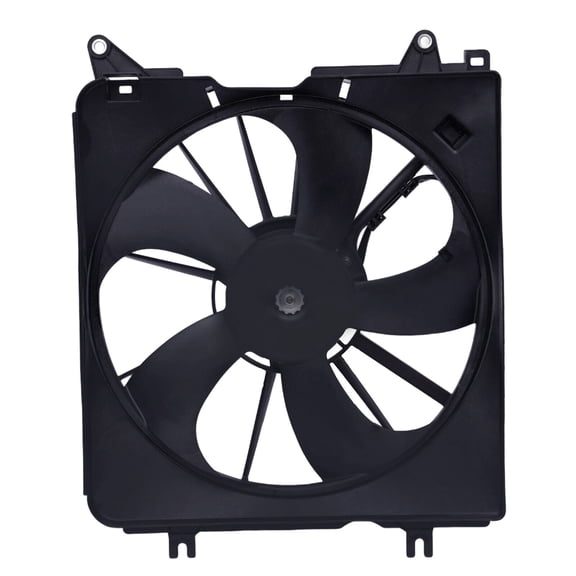 For 2017 2018 Honda CR-V 2.4L Engine Radiator Cooling Fan Left Black Engine Radiator Cooling Fan For 2017 2018 Honda CR-V 2.4L Driver side Left