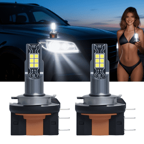 For 2017-2018 Volkswagen Golf Alltrack,H15 Led Headlight Bulb Canbus Error Free High Beam DRL CSP 120W LD2261,Pack of 2