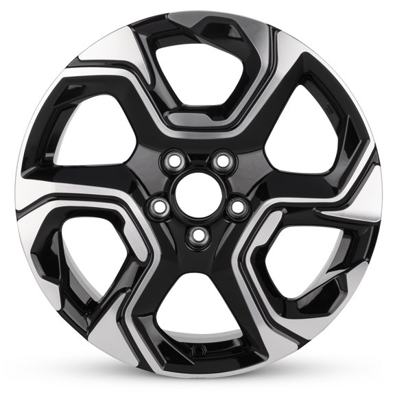 For 2017-2019 Honda CR-V 18 Inch Machined Face with Painted Inlay Black Rim - OE Direct Replacement - Road Ready Car Wheel