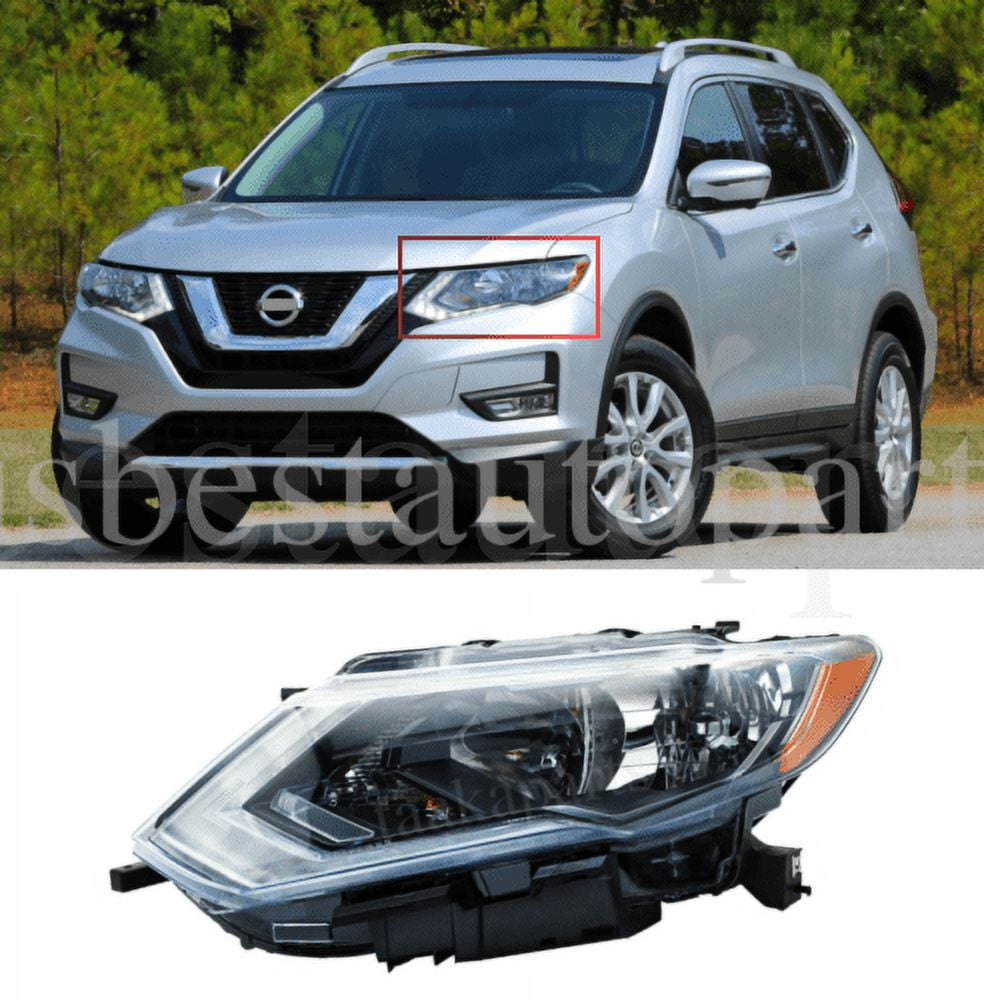 For 2017 2018 2019 Nissan Rogue 4Dr LED DRL Halogen Right - Foto 3