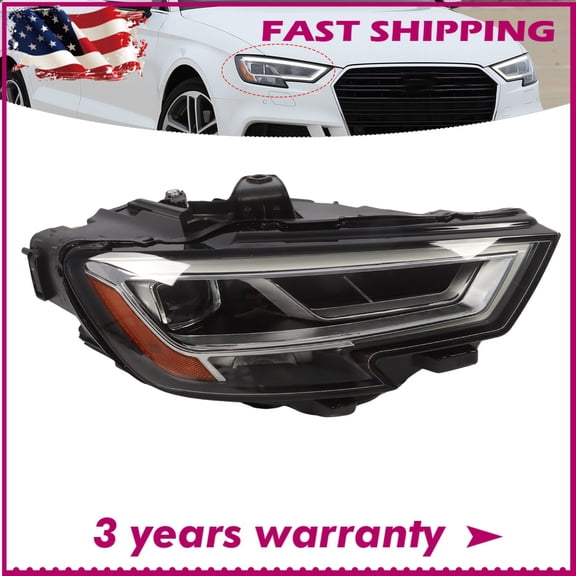 For 2017-2020 Audi S3 A3 LED Headlight Assembly Front Right RH Passenger Side