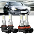 thumbnail image 1 of For 2017-2020 Honda Ridgeline Combo 4x 9005+H11 LED Headlight High/Low Bulbs, 1 of 11