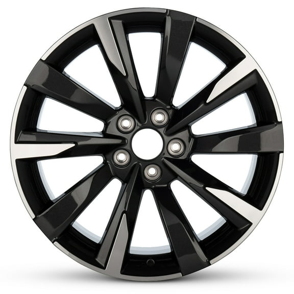 For 2017-2021  Infiniti Q60 19 Inch Machined Face with Painted Inlay Charcoal Alloy - New OEM Rim - Road Ready Car Wheel
