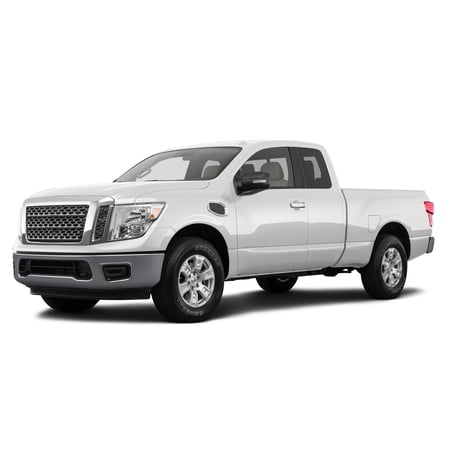 For 2017-2021 Titan Tonneau Cover Black Vinyl 62936