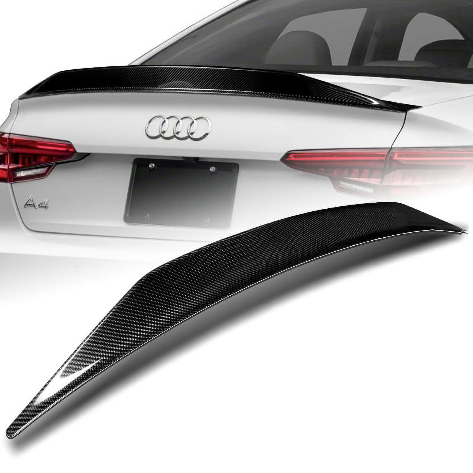 Audi Q7 2010-2015 Front & Rear Rings Emblem Badge SET Gloss Black
