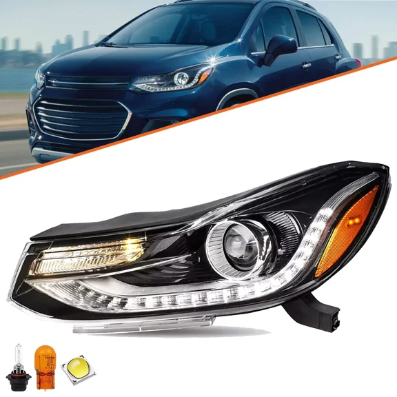 For 2017-2022 Chevrolet Trax Headlight Projector Headlamp Factory LED DRL w/Bulb