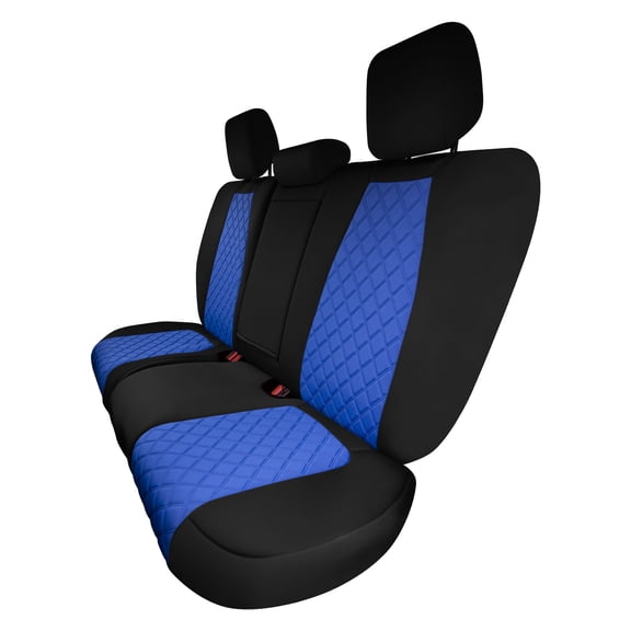 For 2017-2022 Honda CR-V LX | EX | EX-L FH Group Neoprene Custom Fit Car Seat Covers Water Resistant Rear Set - Blue