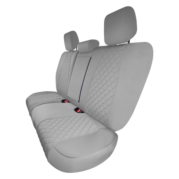 For 2017-2022 Honda CR-V LX | EX | EX-L FH Group Neoprene Custom Fit Car Seat Covers Water Resistant Rear Set - Solid Gray