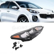 For 2017-2022 Kia Sportage Halogen Headlight with LED DRL Right Passenger Side
