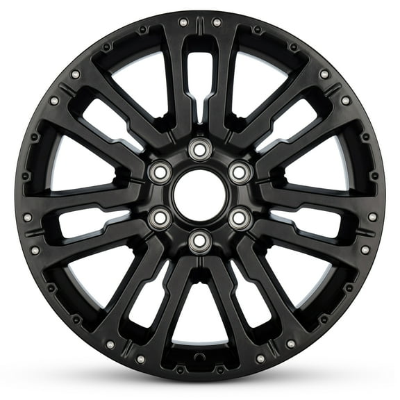 For 2017-2024 Nissan Titan 20 Inch Painted Matte Black Alloy - New OEM Rim - Road Ready Car Wheel