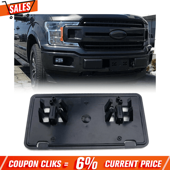 For 2018-20 Ford F150 Front Bumper License Plate mounting Bracket JL3Z-17A385-BA