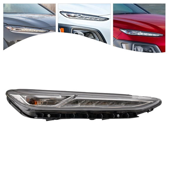 For 2018 2019 20-2021 Hyundai Kona Front LED DRL Lamp Light Passenger Right Side Direct Replacement