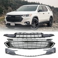 thumbnail image 1 of For 2018 2019 2020 2021 Chevrolet Traverse Complete Front Grille Bumper Assembly Set, 1 of 7