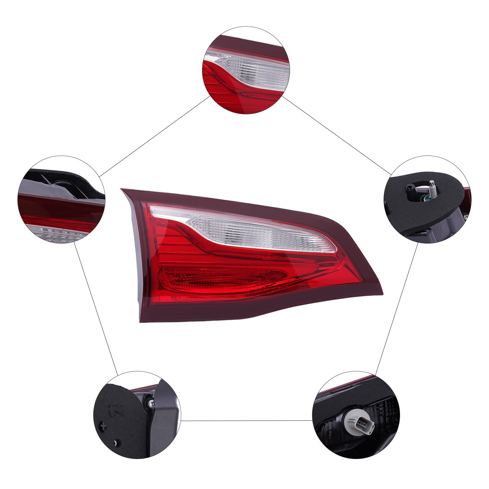 For 2018 2019 2020 Chevy Equinox Inner Rear Lamp Tail Light Left Driver Side LH Exquisite Workmanship And Trouble-Free Installation