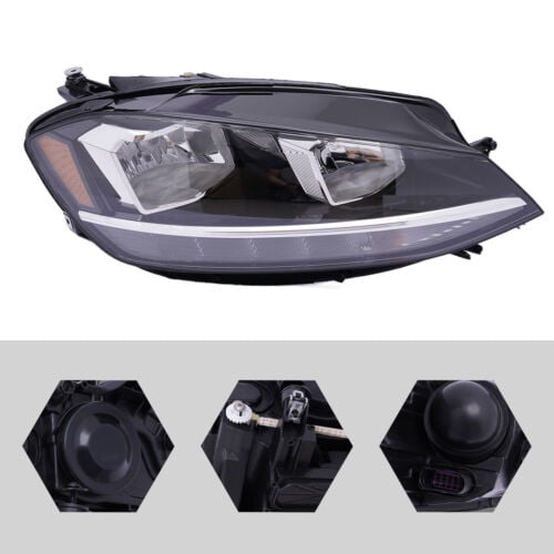 For 2018 2019 2020 Volkswagen Golf & GTI Headlight Headlamp Right Passenger Side