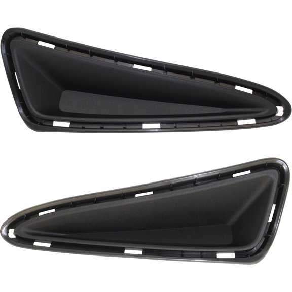 For 2018-2019 C-HR Front Bumper Trim Black SET PAIR