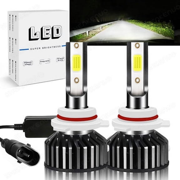 For 2018-2020 Chevrolet Equinox Bright 9012 LED Headlight Bulbs High/Low Beam White 6000K 2PCS 60W 10000LM COB