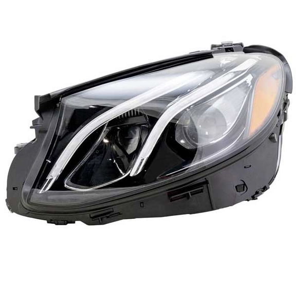 For 2018-2020 E63 AMG S Front Left Headlight Amber & Clear Plastic Q
