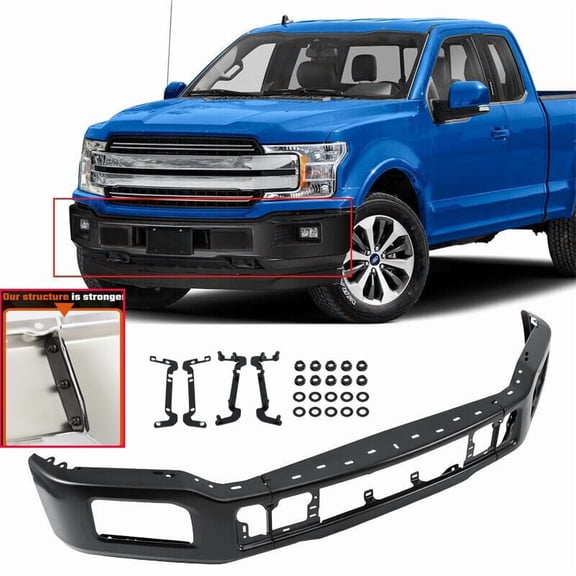 For 2018-2020 Ford F150 Pickup Truck Front Bumper Face Bar w/ Fog Light Hole USA