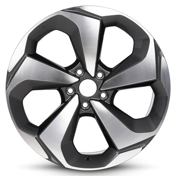 For 2018-2020 Honda Accord 19 Inch Machined Face with Painted Inlay Gray Rim - OE Direct Replacement - Road Ready Car Wheel