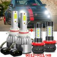 thumbnail image 1 of For 2018-2020 Mitsubishi Eclipse Cross 9012 H11 LED Headlight Fog Lights Bulbs, 1 of 12