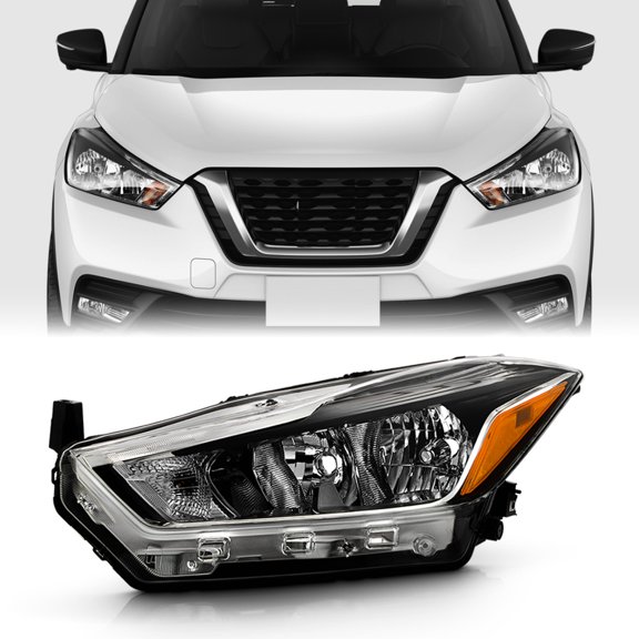 For 2018-2020 Nissan Kicks S|SV Halogen Type Headlight Headlamp Left Driver Side