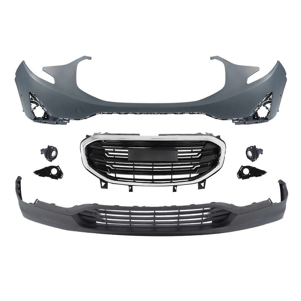 For 2018-2021 GMC Terrain Front Bumper Cover Grille Assembly Kit W/Fog ...