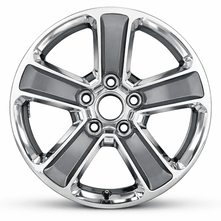 For 2018-2022 Jeep Wrangler 18 Inch Polished Face with Painted Inlay ...