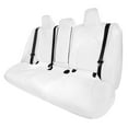thumbnail image 1 of For 2018-2022 Toyota Camry FH Group Faux Leather Custom Fit Waterproof Car Seat Covers - Rear Solid White, 1 of 4