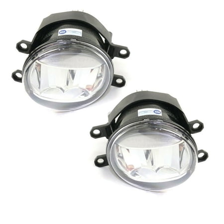 For 2018 Tundra Pickup Truck LED Front Driving Fog Light Lamp w/Bulb Set Pair