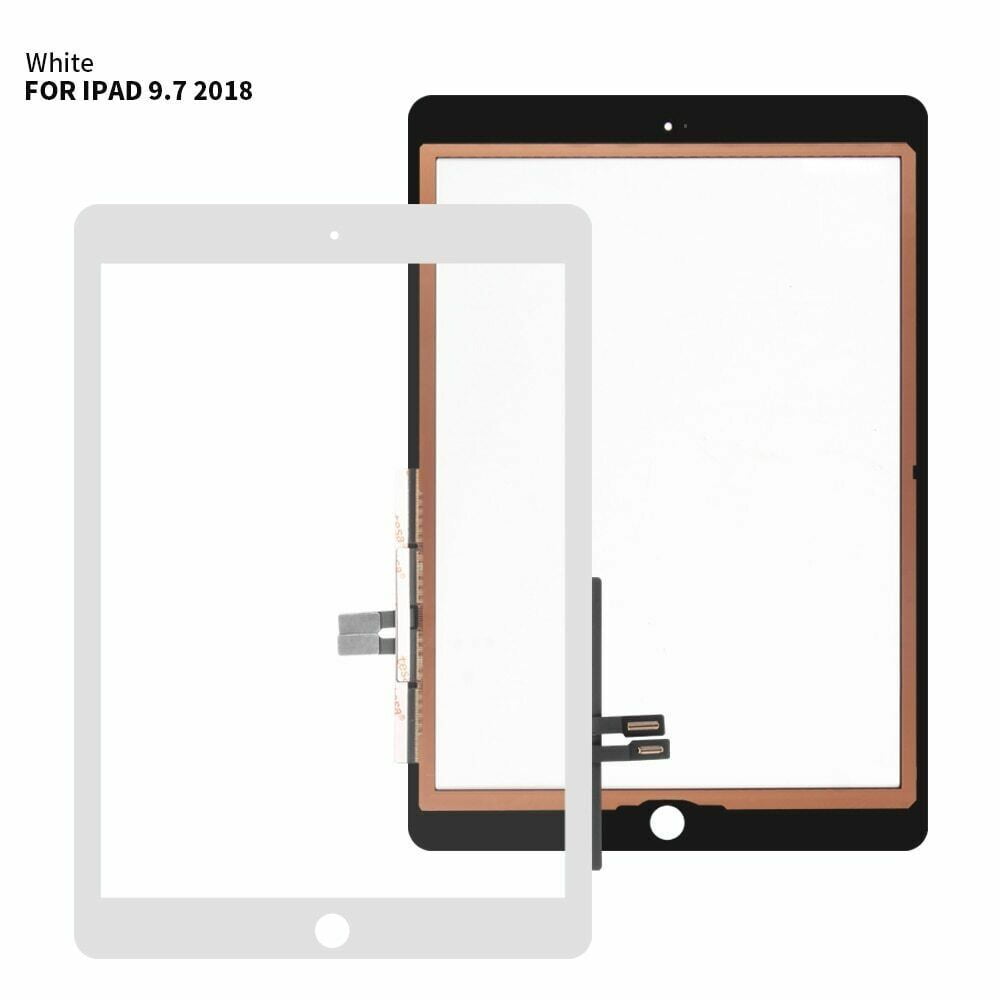 For 2018 iPad 6 6th Gen A1893 A1954 Touch Screen Digitizer Replacement(White)