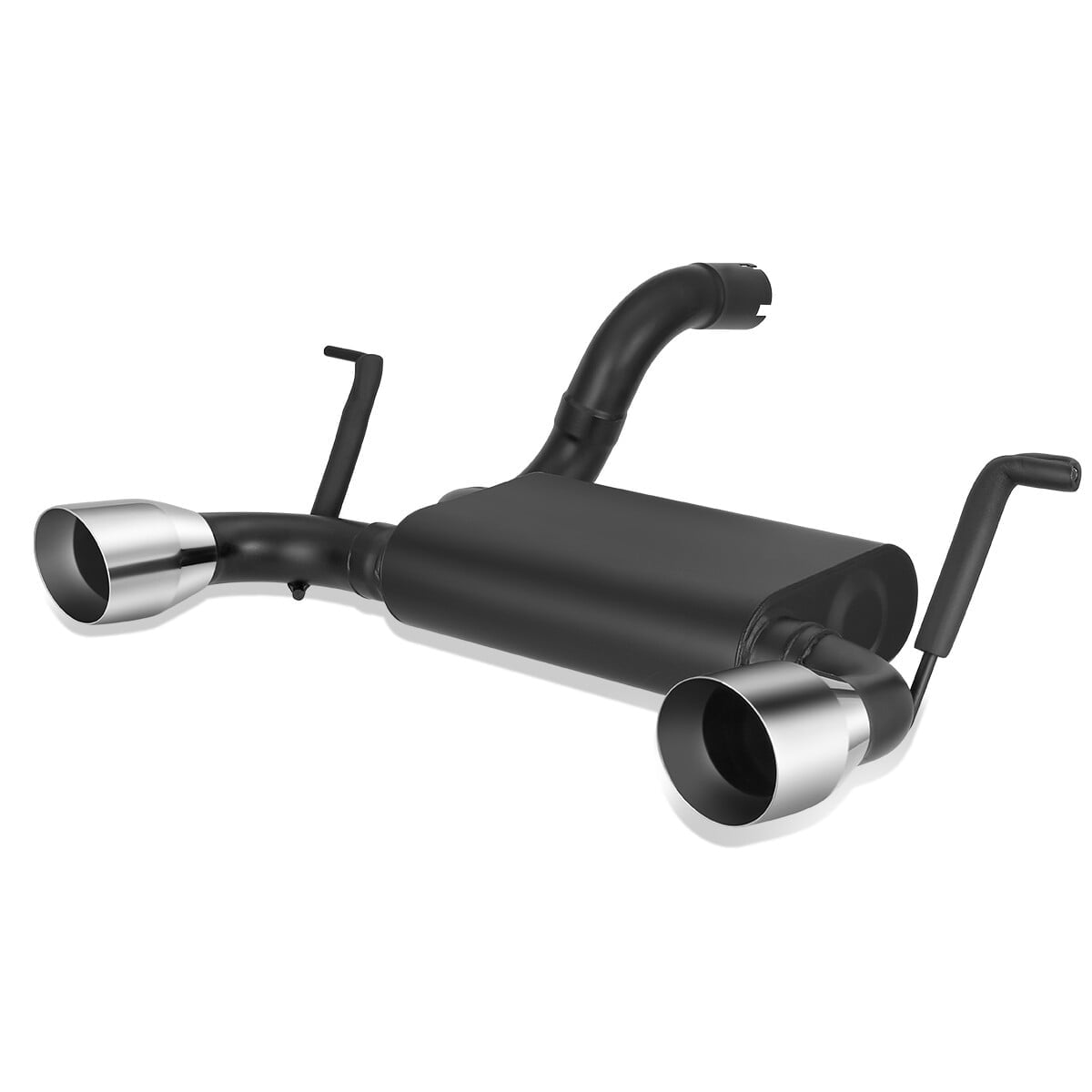 For 2018-2025 Jeep Wrangler JL 3.6L 2.0L Turbo FM Style Axle-Back Performance Exhaust Muffler System