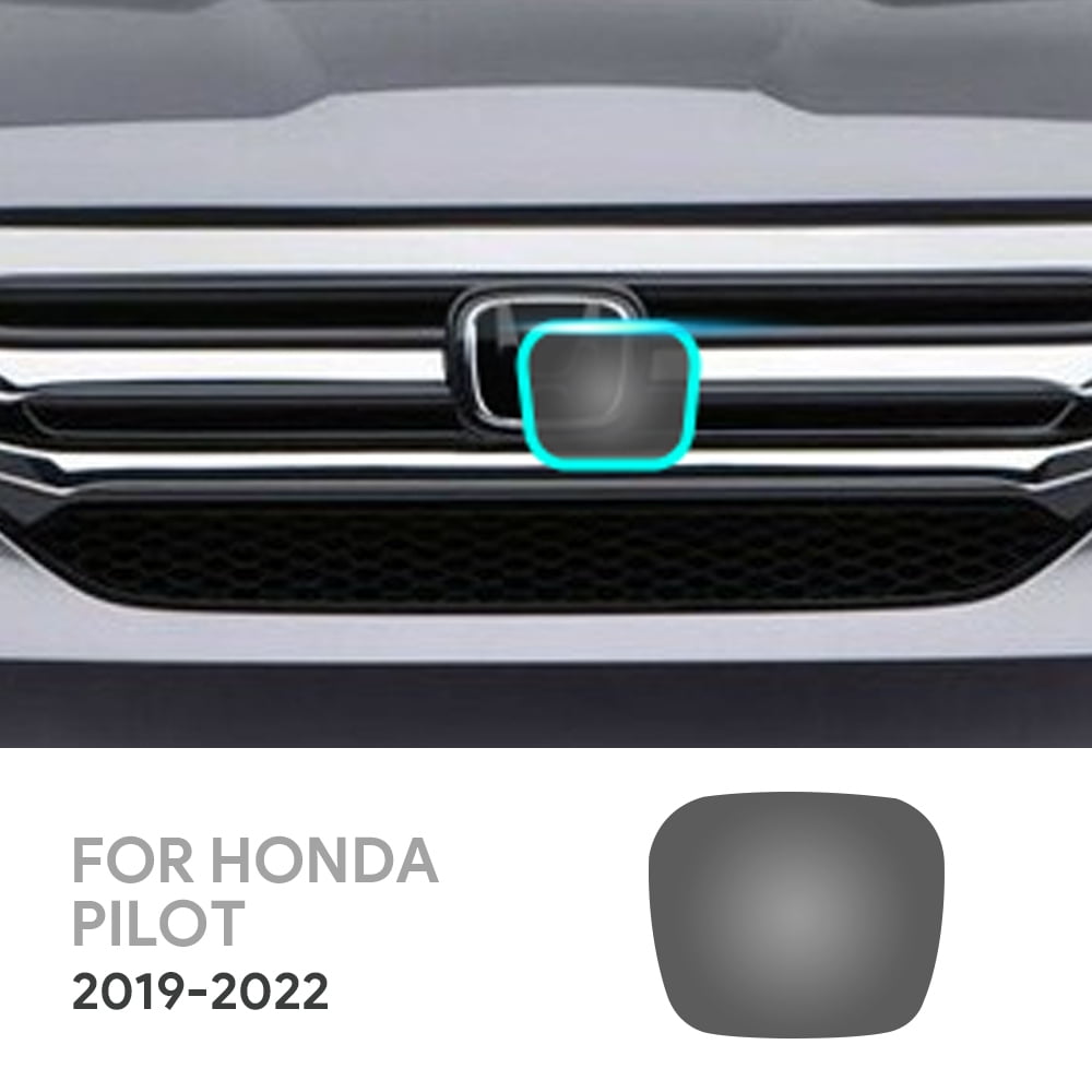 For 2019 2020 2021 2022 Honda Pilot Universal Car Logo TPU Black Smoke Film Auto Exterior Accessory, 1pcs