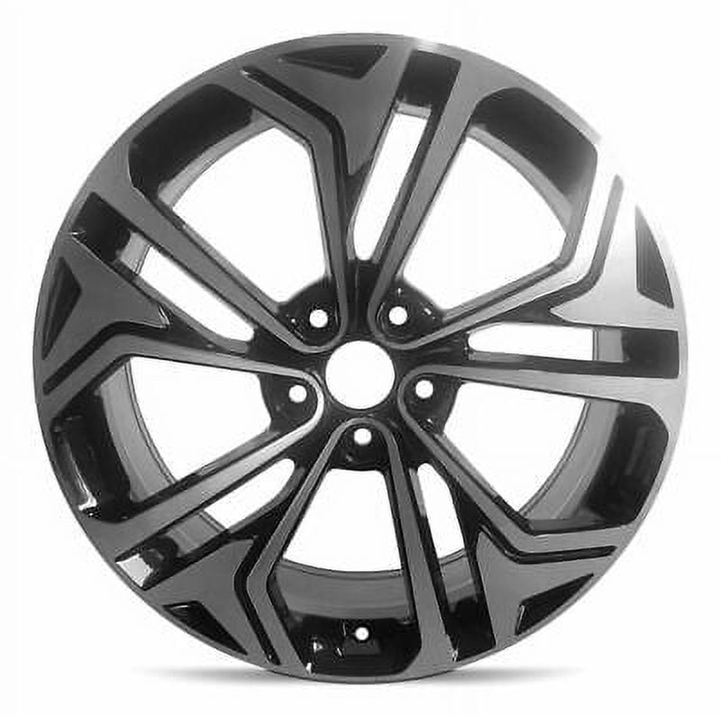 For 2019-2020 Hyundai Santa Fe 19 Inch Machined Face Black Rim - OE Direct  Replacement - Road Ready Car Wheel