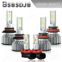 For 2019-2021 2022 Ram 1500 2500 3500 LED Headlight Fog Light Bulbs 6000K