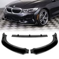 thumbnail image 1 of For 2019-2022 BMW G20 G21 3-Series Sport Painted Black Front Bumper Spoiler Lip, 1 of 6