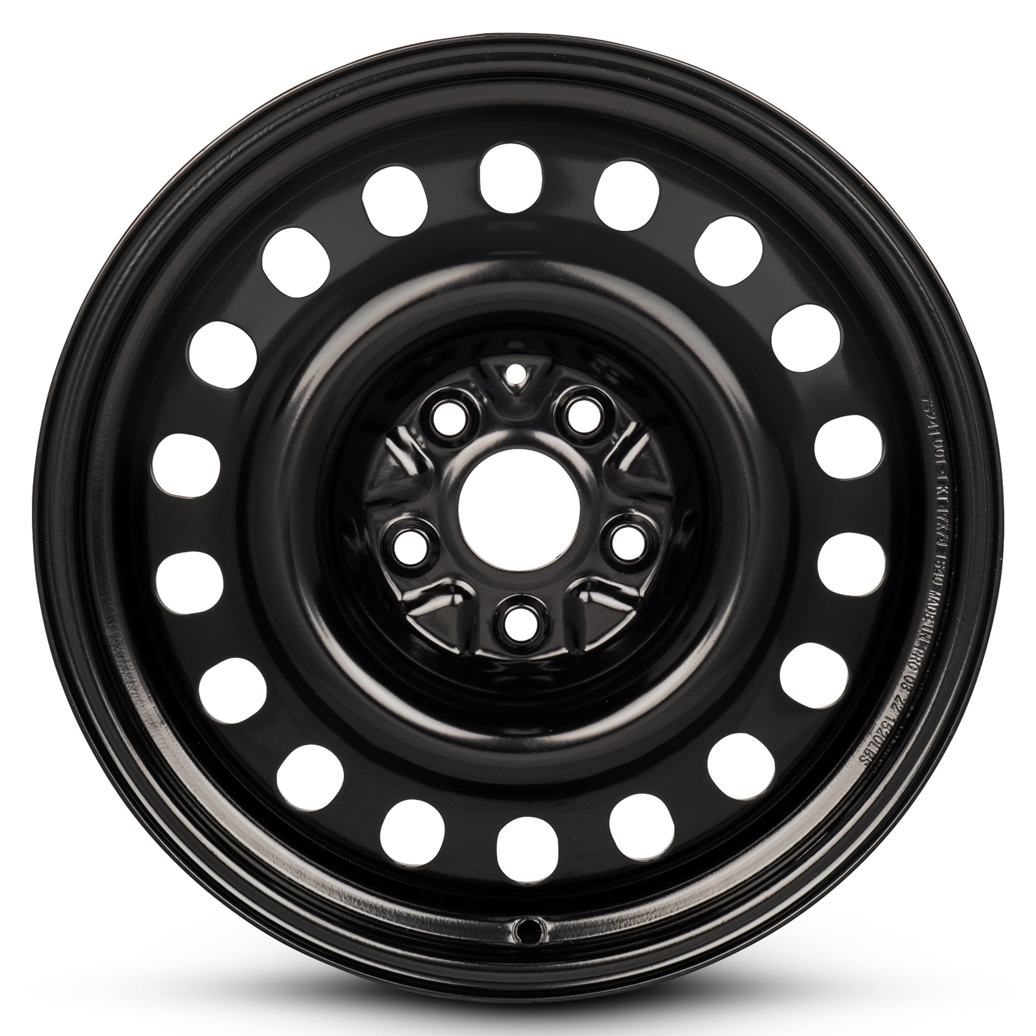 For 2019-2024 Toyota Rav4 17 Inch Painted Black Rim - OE Direct Replacement - Road Ready Car Wheel