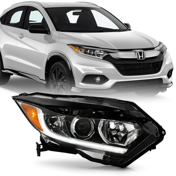 For 2019 -2022 Honda HR-V Halogen LED DRL Projector Headlight Passenger Side