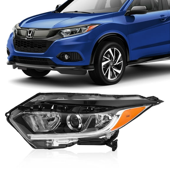 For 2019-2022 Honda HRV HR-V Headlight Driver Side Halogen Headlight LED DRL
