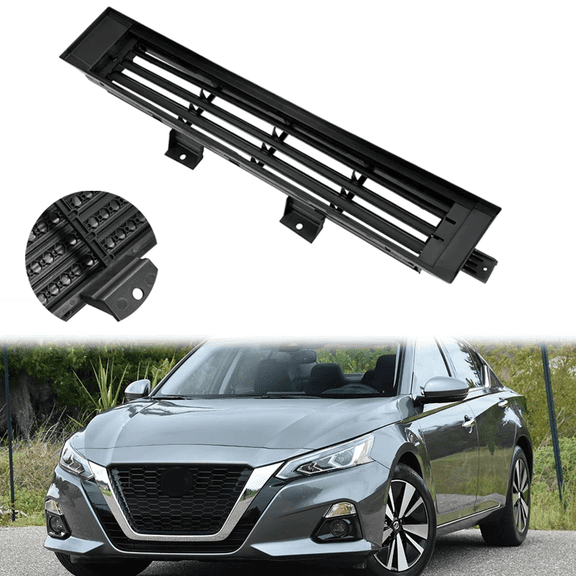 For 2019-2022 Nissan Altima Front Lower Radiator Grille Shutter Intake W/o Motor