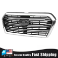 thumbnail image 1 of For 2019-2022 Subaru Ascent Chrome Black Front Bumper Upper Grille 91121XC01A, 1 of 23