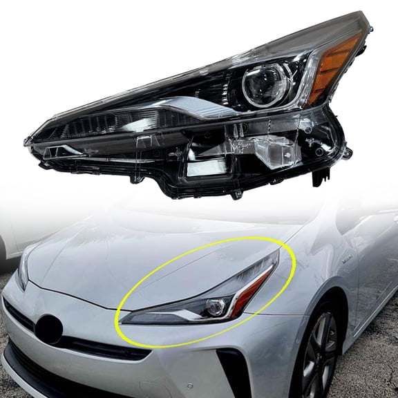 For 2019 2022 Toyota Prius LED Headlight w/ Fog Light Left Driver LH 8114047A00