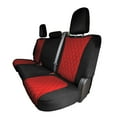 thumbnail image 1 of For 2019-2023 Chevrolet Silverado BASE 1500 2500HD 3500HD WT | CUSTOM | LT FH Group Neoprene Waterproof Custom Fit Car Seat Covers Rear Set Red, 1 of 6