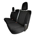 thumbnail image 1 of For 2019-2023 GMC Sierra 1500 2500HD 3500HD Base | SLE FH Group Neoprene Waterproof Custom Fit Car Seat Covers Rear Set Black, 1 of 7