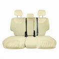 thumbnail image 1 of For 2019–2023 Hyundai Santa Fe FH Group Custom Fit Neoprene Waterproof Car Seat Covers - Rear Set Solid Beige, 1 of 6