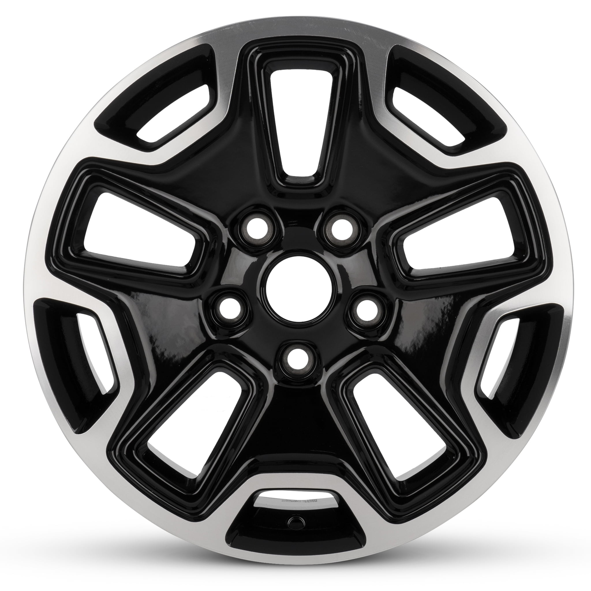 For 2019-2023 Jeep Gladiator 17 Inch Machined Face with Painted Inlay ...