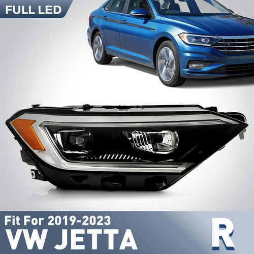 For 2019-2023 Volkswagen Jetta SEL LED w/DRL Projector Headlight Right Side